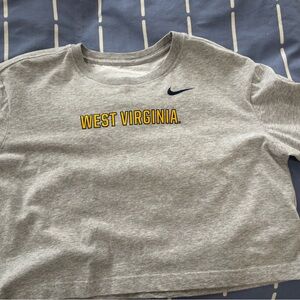 Nike Gray cropped West Virginia size medium